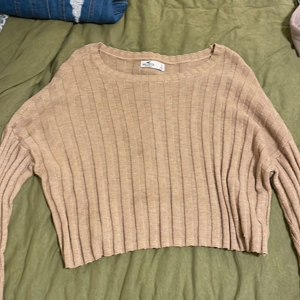 Tan hollister sweater